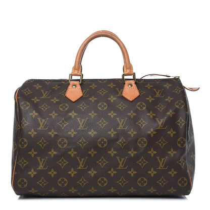 Louis Vuitton Monogram Speedy 35 1 of 12