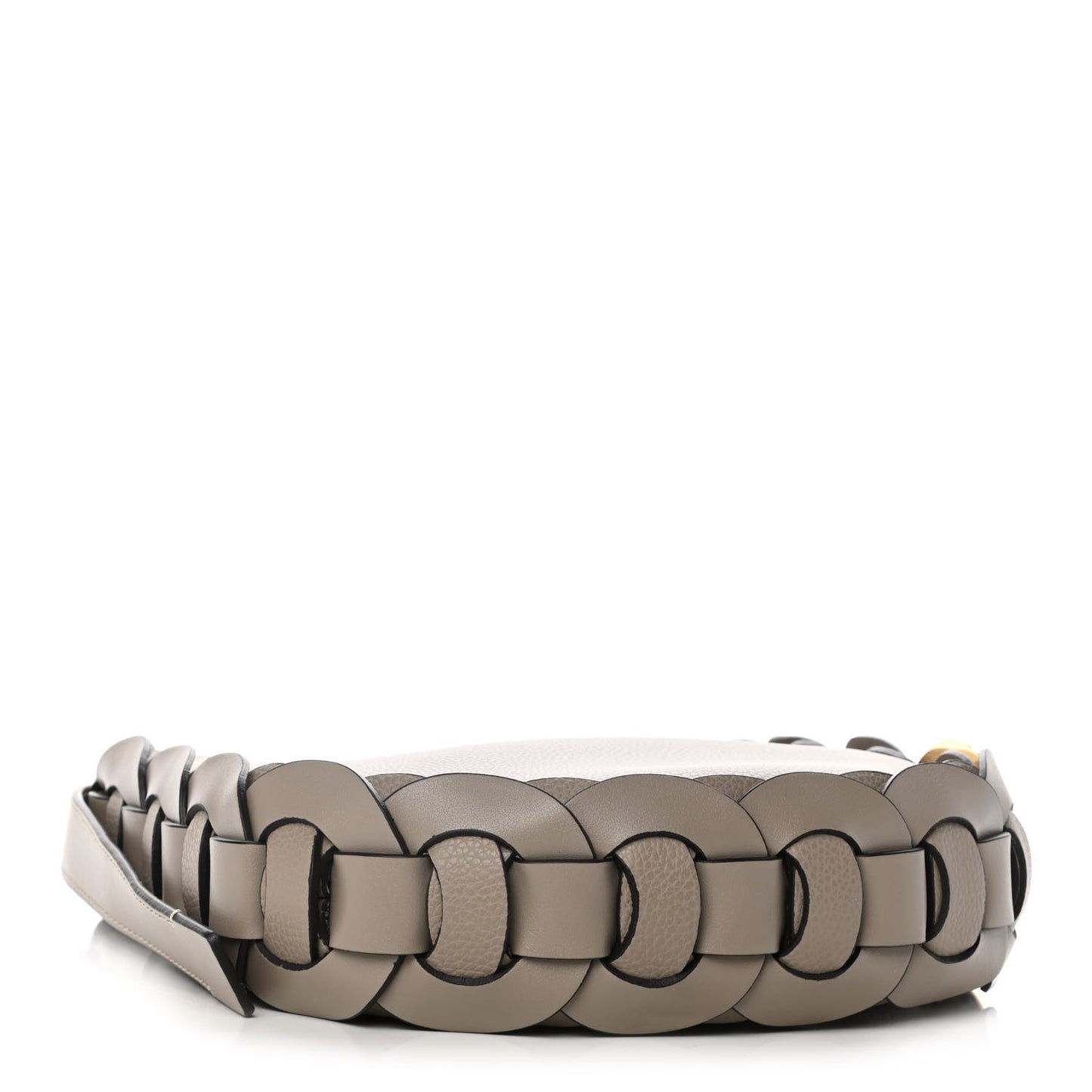 Small Grain Smooth Calfskin Small Darryl Hobo Motty Grey