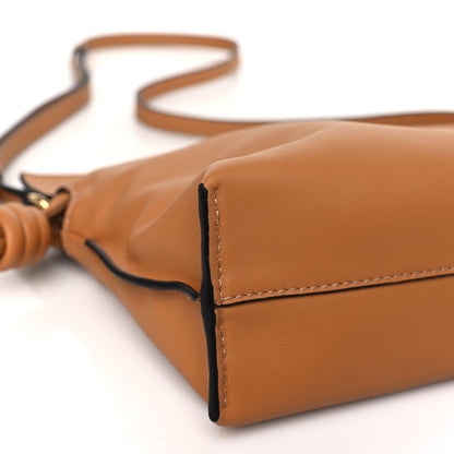 Loewe Calfskin Mini Flamenco Knot Clutch Warm Desert 8 of 9