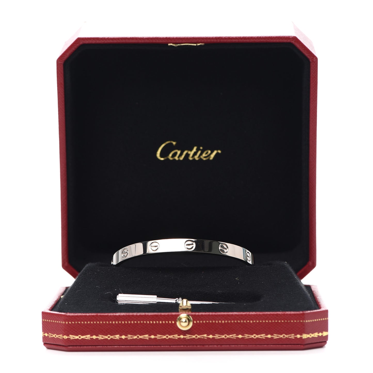 18K White Gold LOVE Bracelet 18