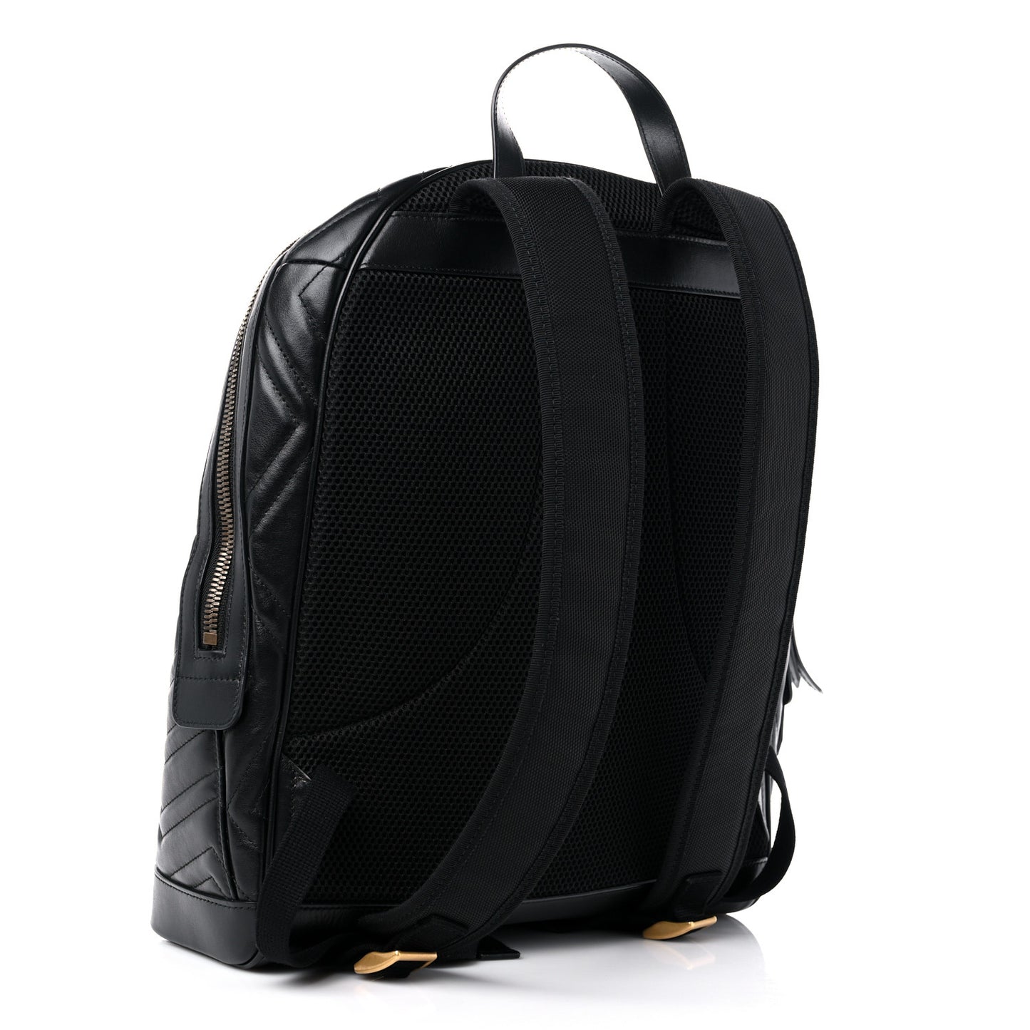 Calfskin Matelasse GG Marmont Day Backpack Black