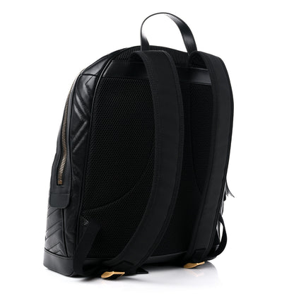 Gucci Calfskin Matelasse GG Marmont Day Backpack Black 3 of 9