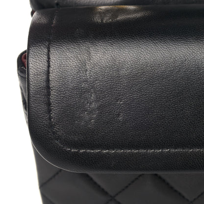 Chanel Lambskin Quilted Small Double Flap Black 10 of 12