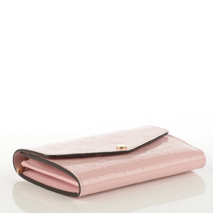 Louis Vuitton Vernis Sarah Compact Wallet Rose Ballerine 4 of 7