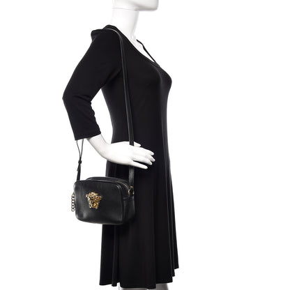 Versace Calfskin Palazzo Camera Bag Black 2 of 12