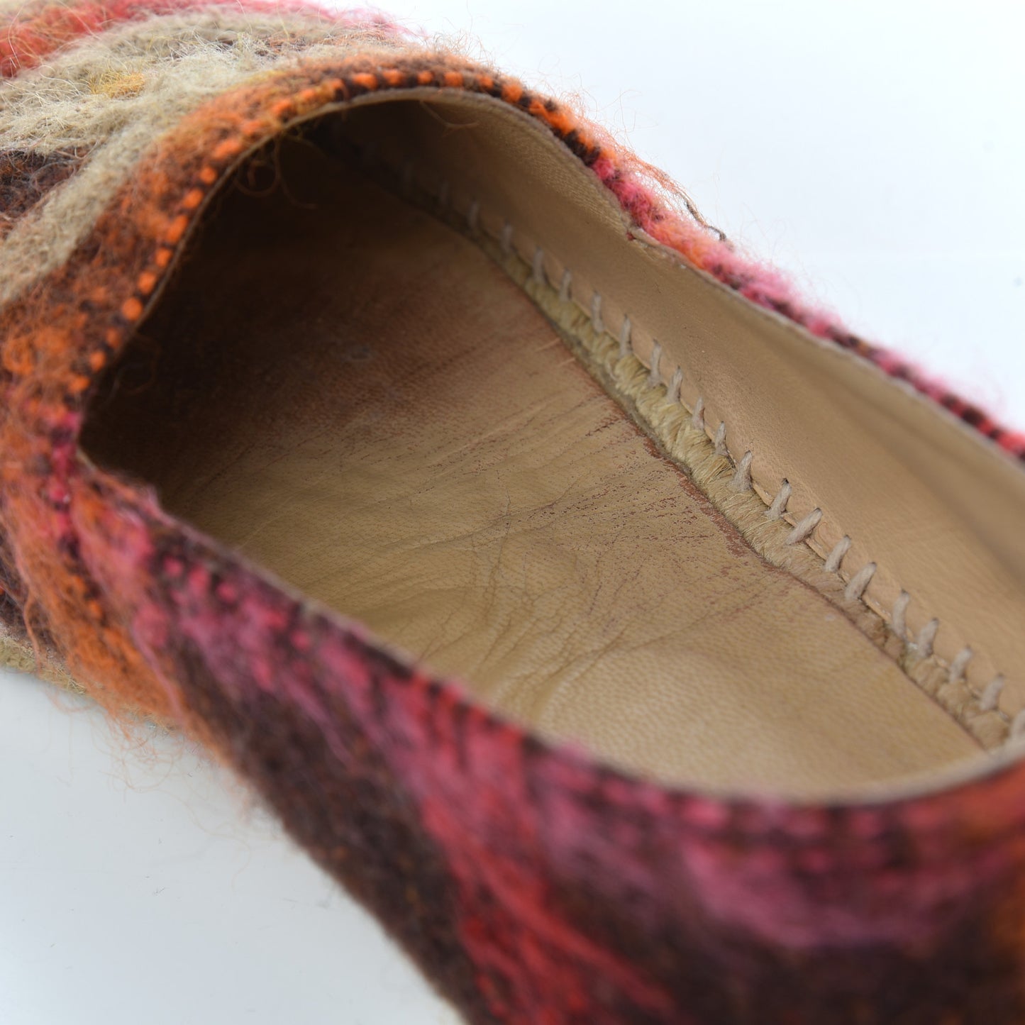 Tweed CC Espadrilles 41 Brown Pink