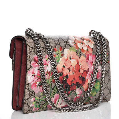 Gucci GG Supreme Monogram Blooms Small Dionysus Shoulder Bag Beige Multicolor Dry Rose 3 of 15