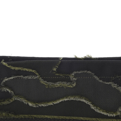Christian Dior Canvas Embroidered Camouflage Medium Diordouble Zip Pouch Green 10 of 10