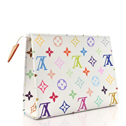 Louis Vuitton X TM Monogram Multicolor Toiletry Pouch 19 White 3 of 8