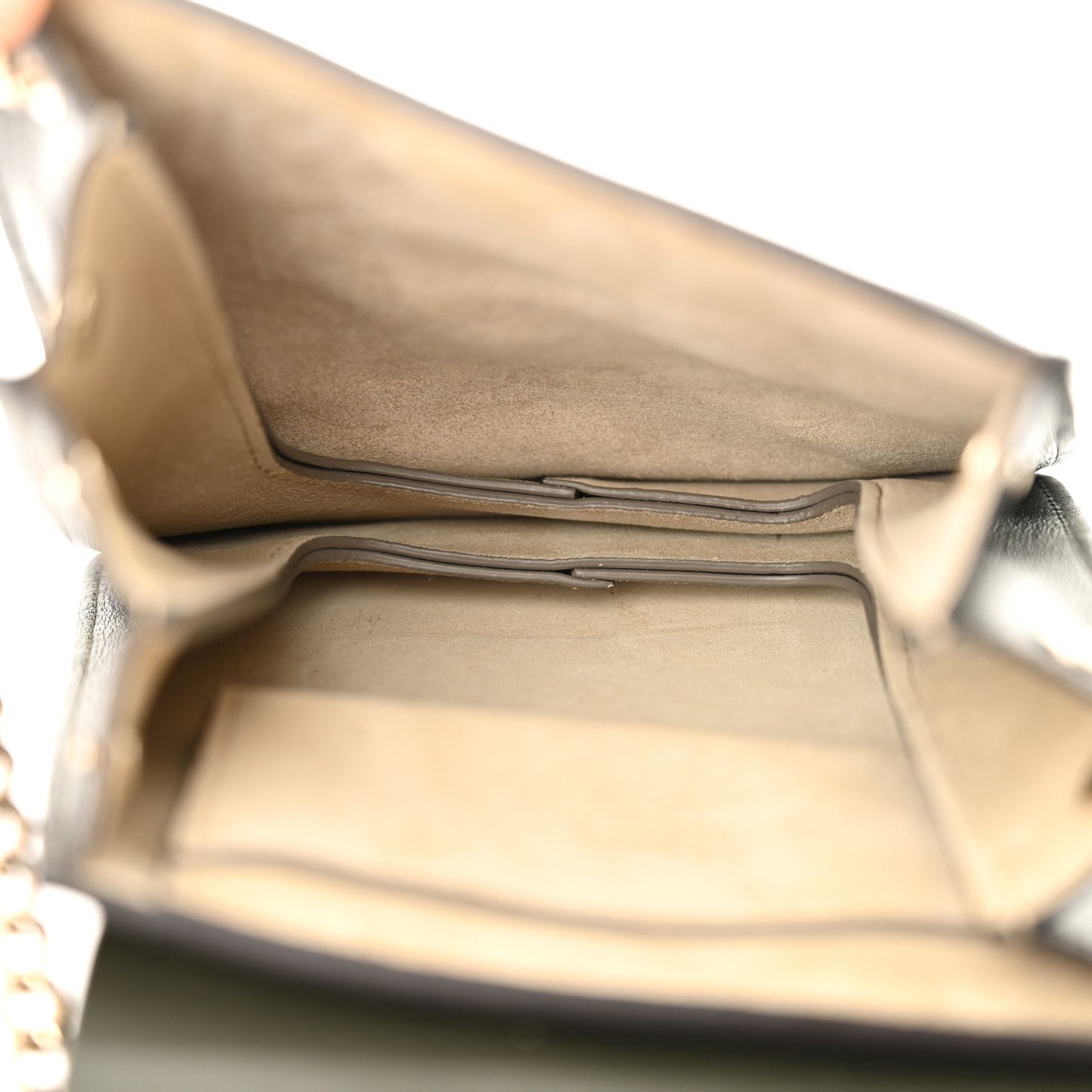 Suede Calfskin Mini Faye Bracelet Bag Deep Forrest