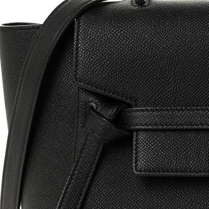 Celine Grained Calfskin Micro Belt Bag Black 10 of 11
