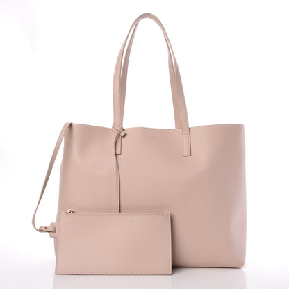 Saint Laurent Calfskin Large Shopping Tote Pale Blush 3 of 8