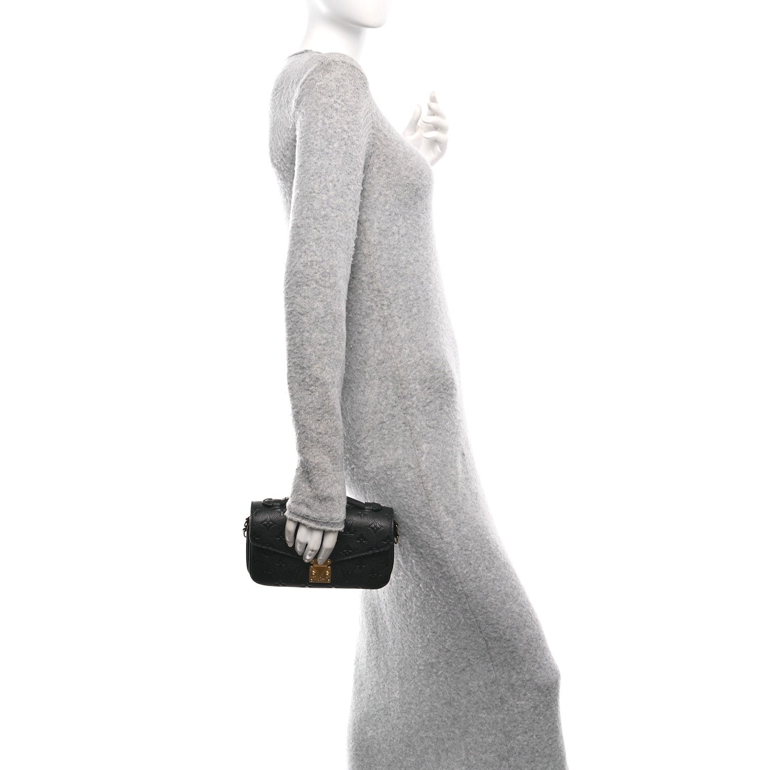 Louis Vuitton Empreinte Pochette Metis East West Black 2 of 10
