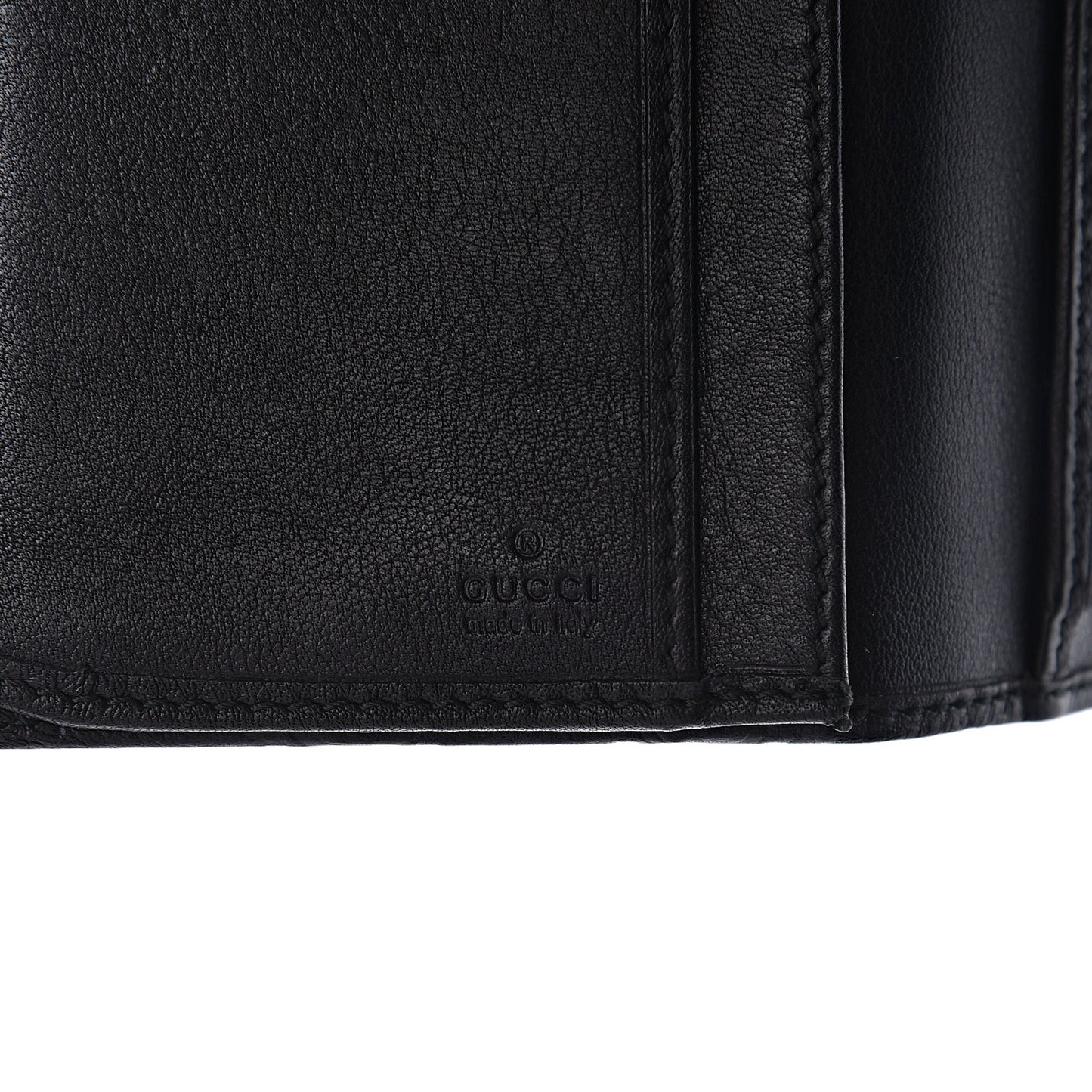 Guccissima Ladies Web Long Wallet Black
