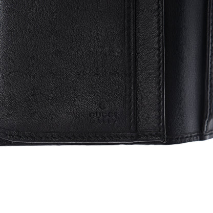 Gucci Guccissima Ladies Web Long Wallet Black 6 of 6