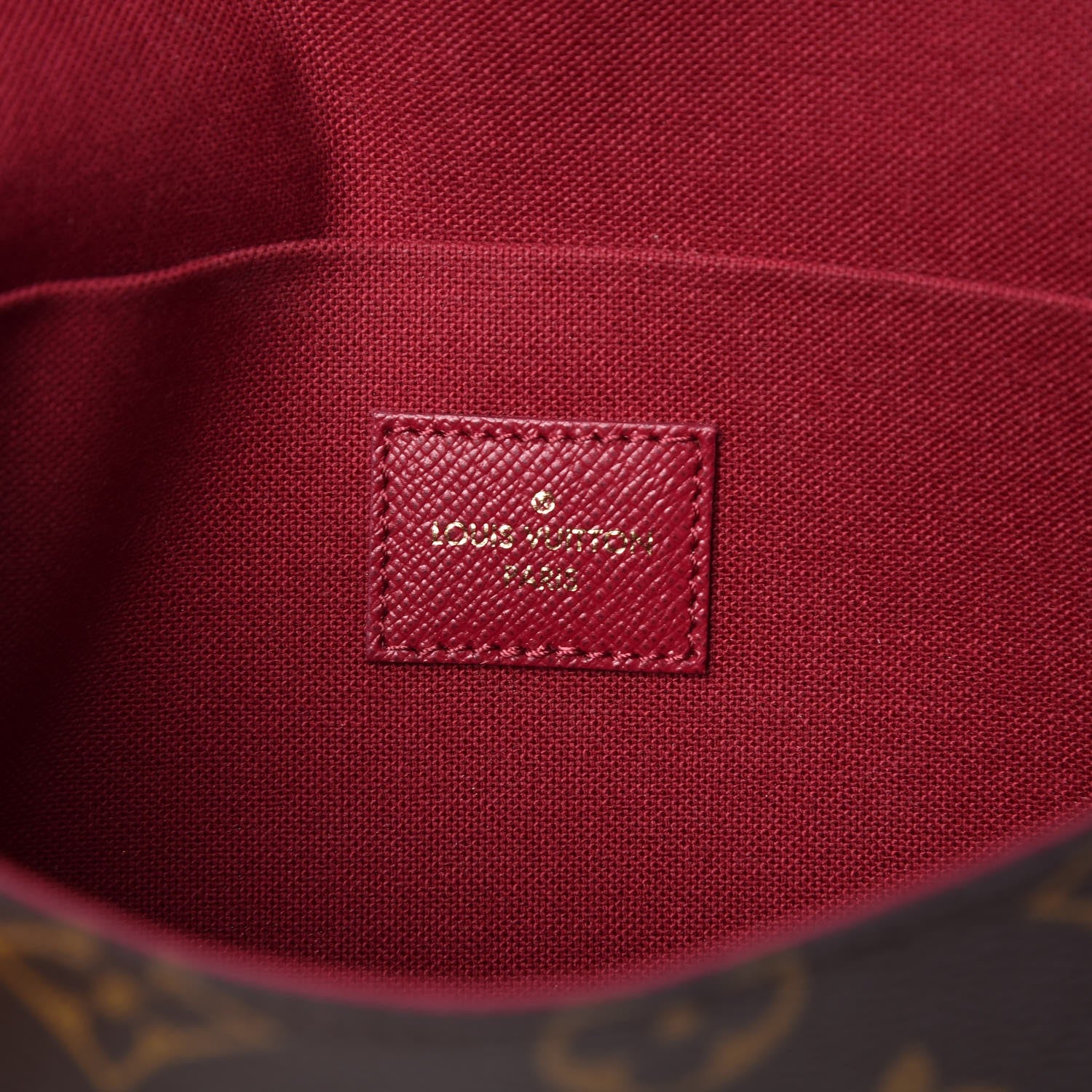 Louis Vuitton Monogram Pochette Felicie Chain Wallet Fuchsia 6 of 10