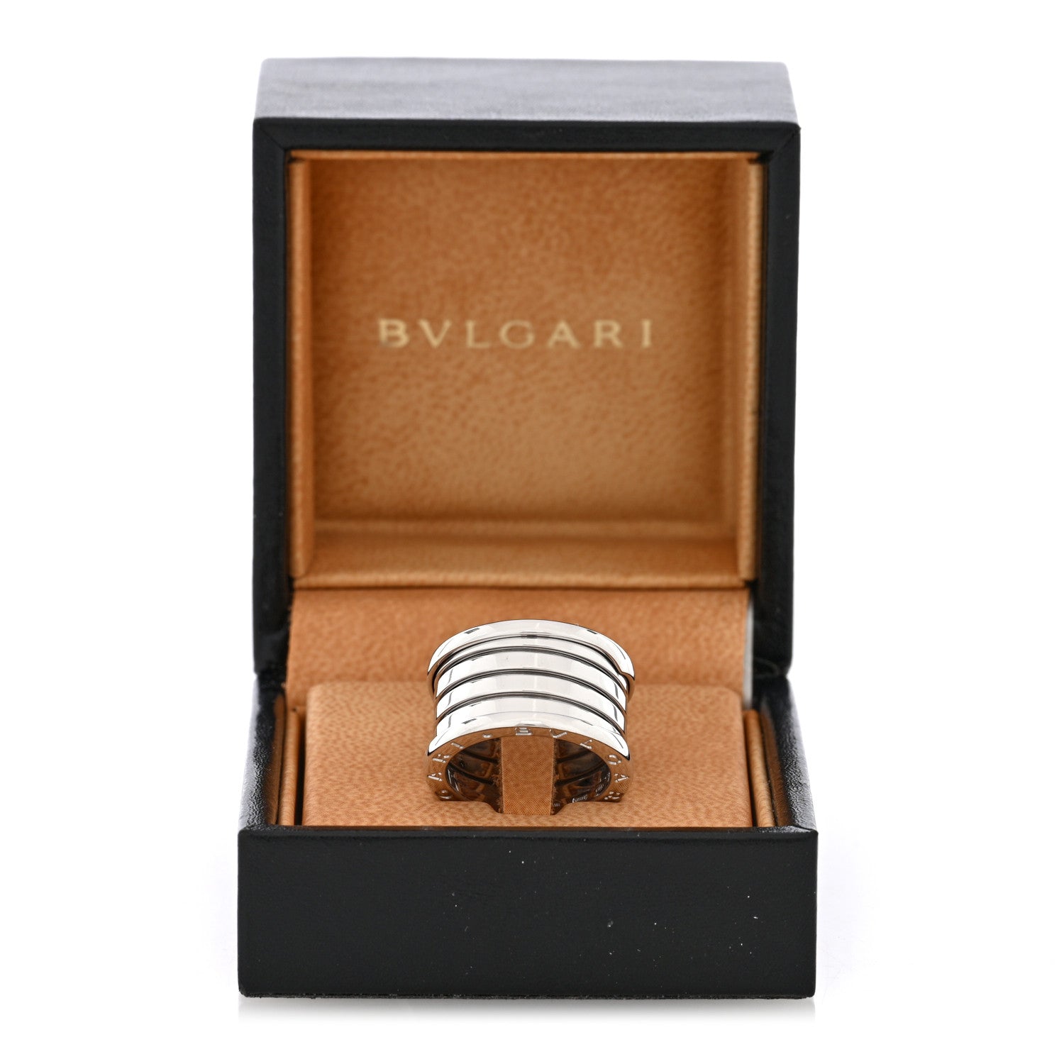 Bulgari 18K White Gold B.Zero1 Four-Band Ring 54 7 5 of 5