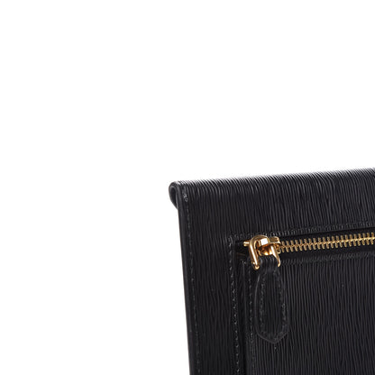 Prada Vitello Move Envelope Wallet Black 8 of 9
