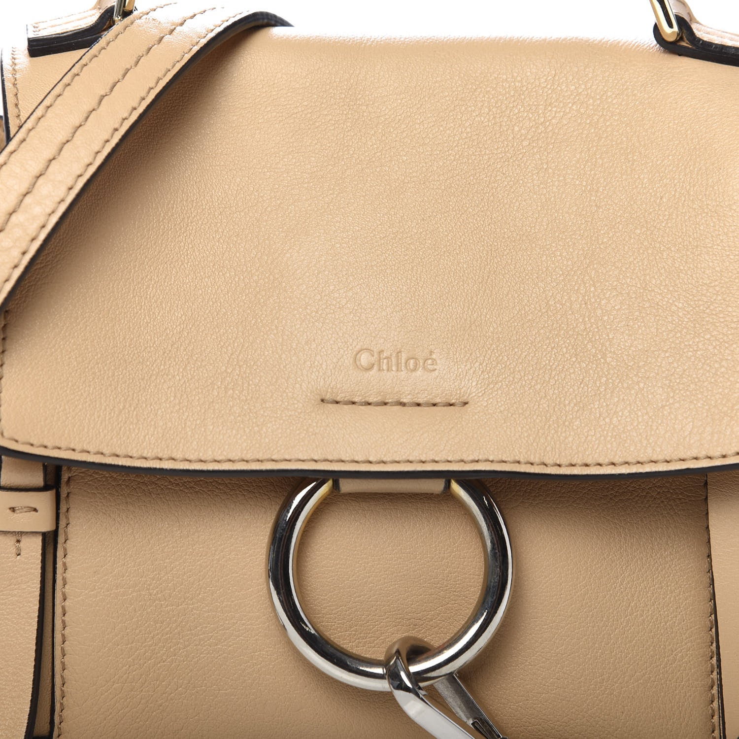 Chloe Calfskin Mini Faye Day Shoulder Bag Blush Nude 9 of 9