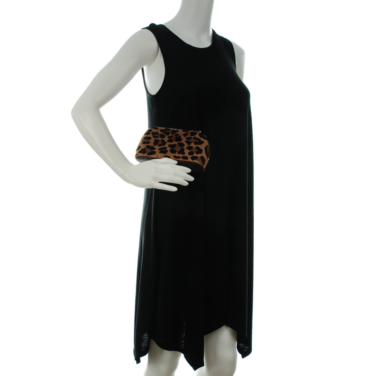 Louis Vuitton Monogram Azzedine Alaia Leopard Print Pony Hair Cosmetic Pouch 2 of 8