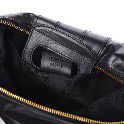 Gucci Calfskin Lucy Folded Clutch Black 9 of 10