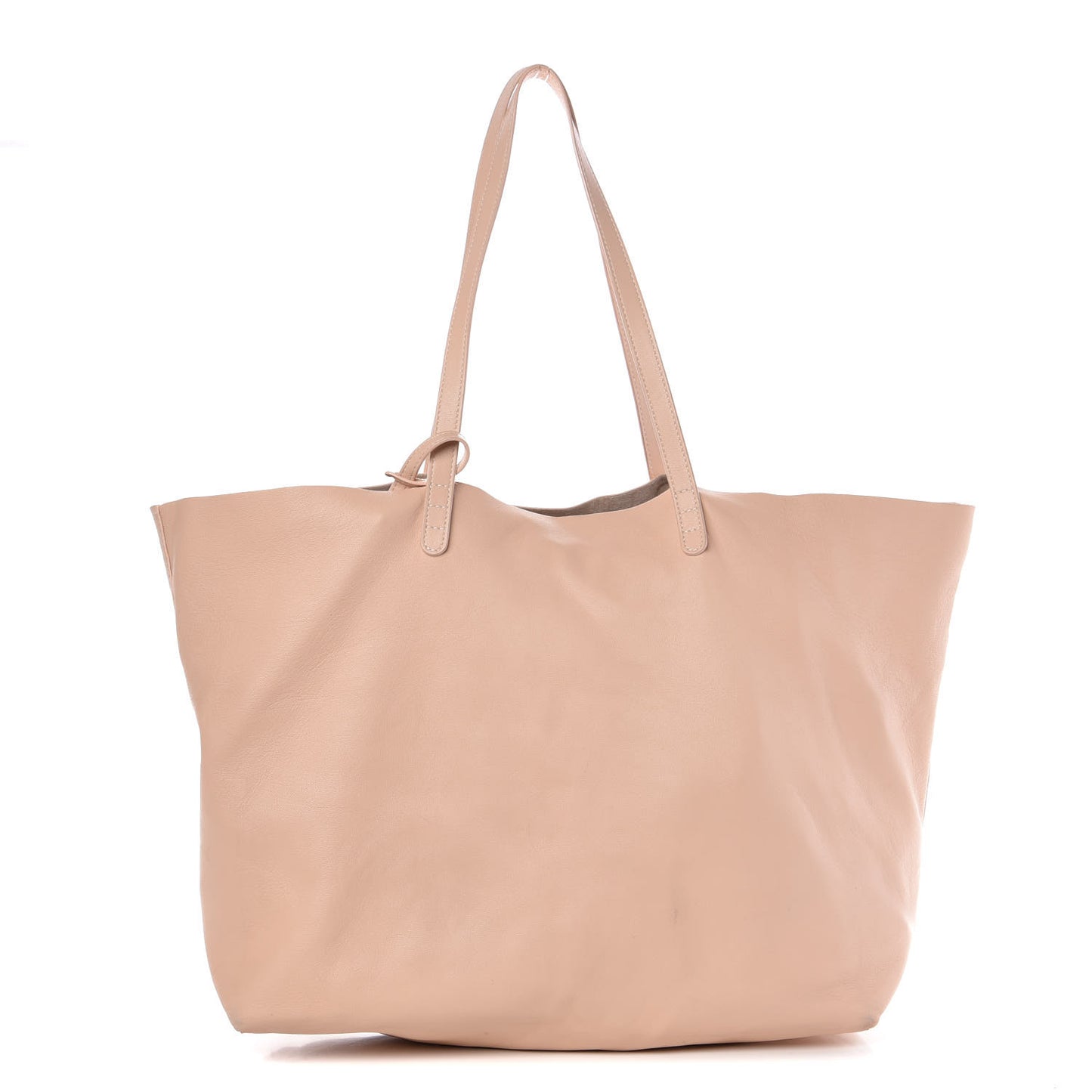 Lambskin Oversized Tote Rosa