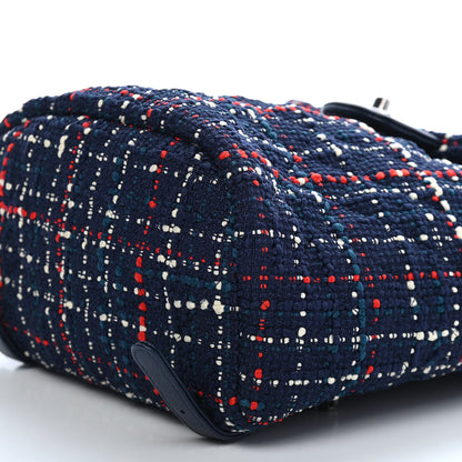 Chanel Tweed Small Urban Spirit Backpack Blue Red White 9 of 9