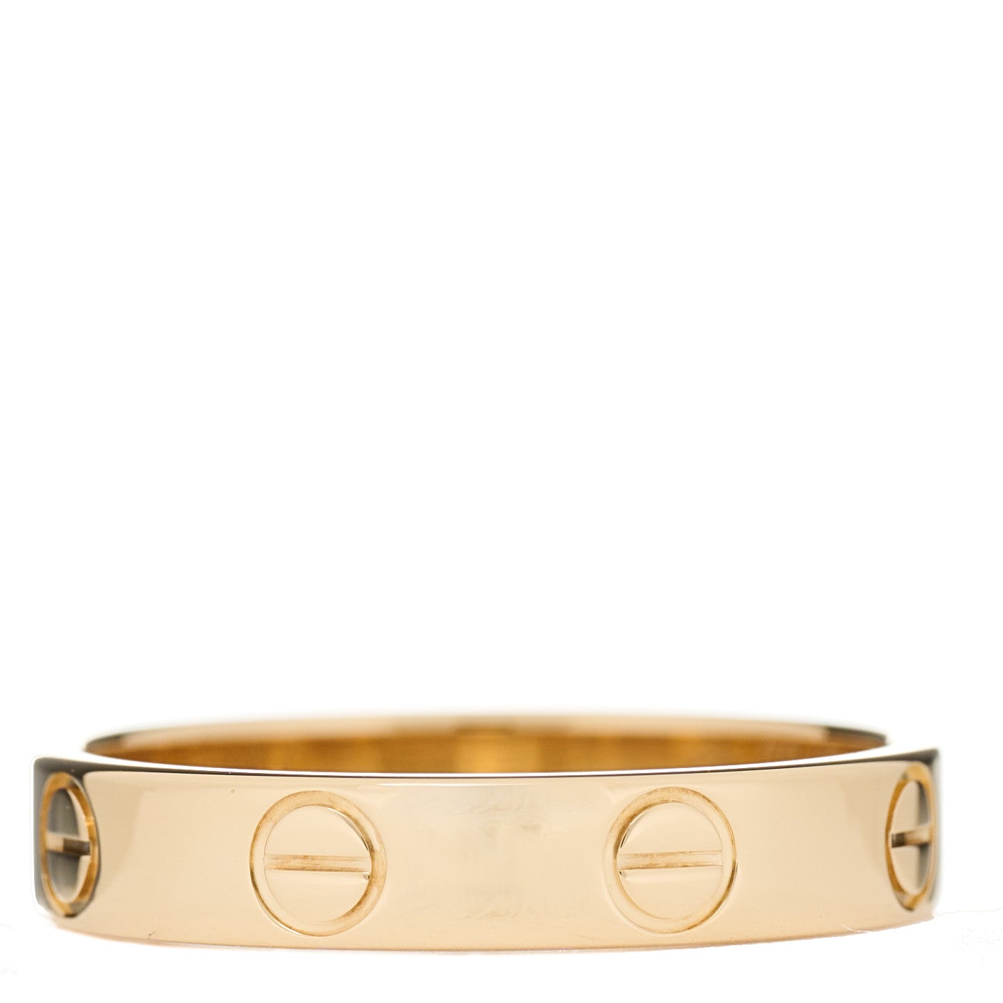 Cartier 18K Yellow Gold 3.5mm LOVE Wedding Band Ring 51 5.75 3 of 5