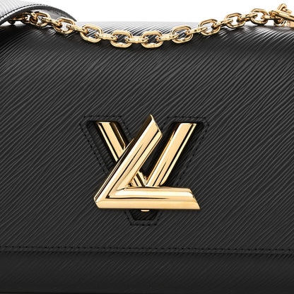 Louis Vuitton Epi Twist Shoulder Bag MM Black 8 of 10