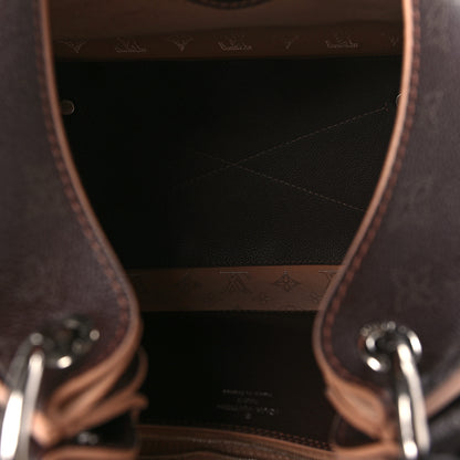 Louis Vuitton Mahina Carmel Hobo Chocolate 5 of 8