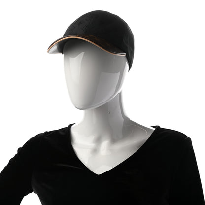 Louis Vuitton Polyester Silk Monogram LV Get Ready Cap M Black 2 of 10
