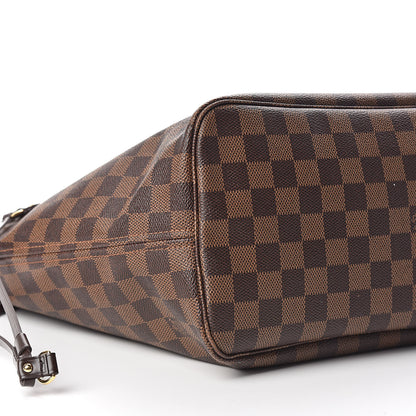 Louis Vuitton Damier Ebene Neo Neverfull MM Rose Ballerine 6 of 13