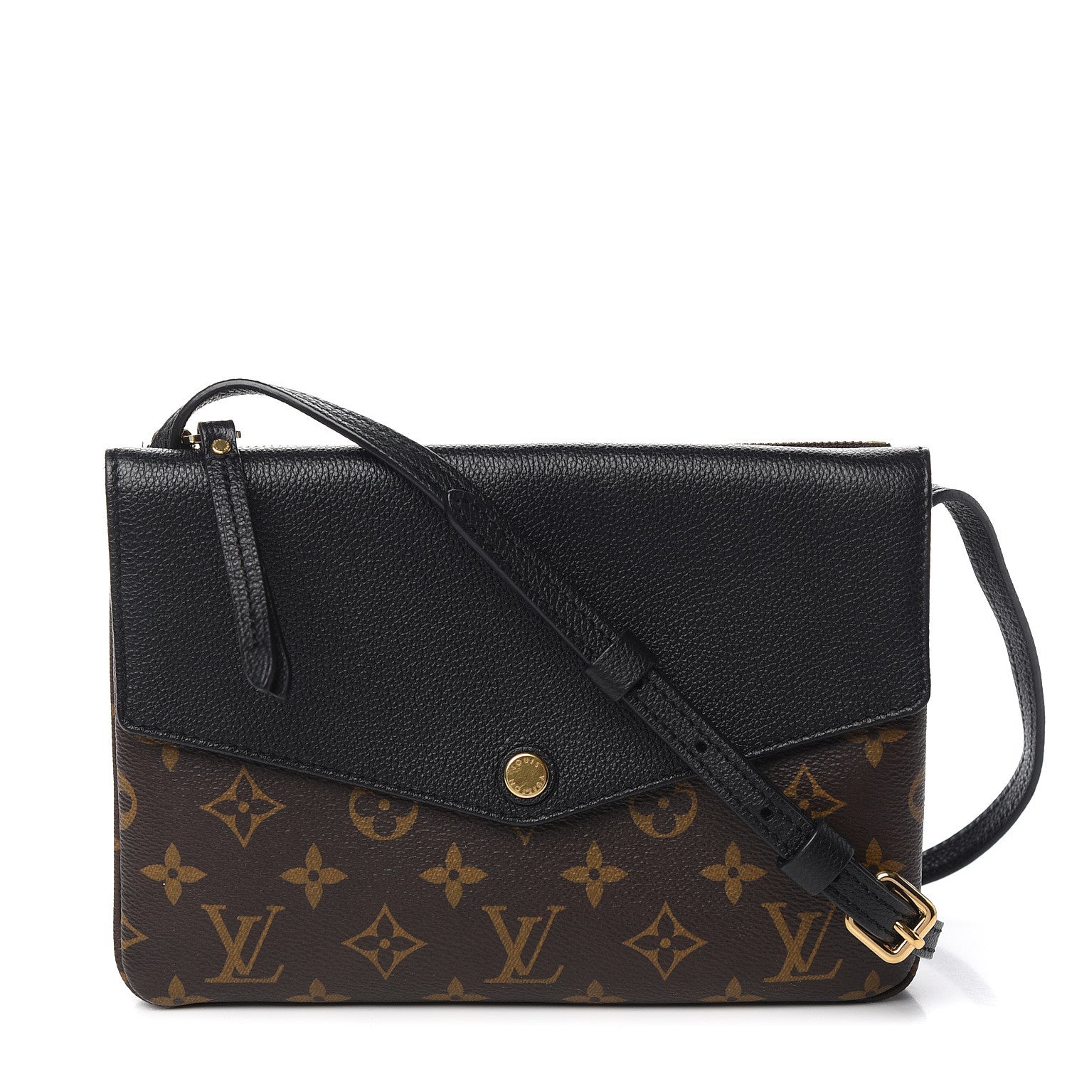 Louis Vuitton Monogram Twice Pochette Black 1 of 10