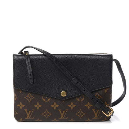 Louis Vuitton Monogram Twice Pochette Black 1 of 10