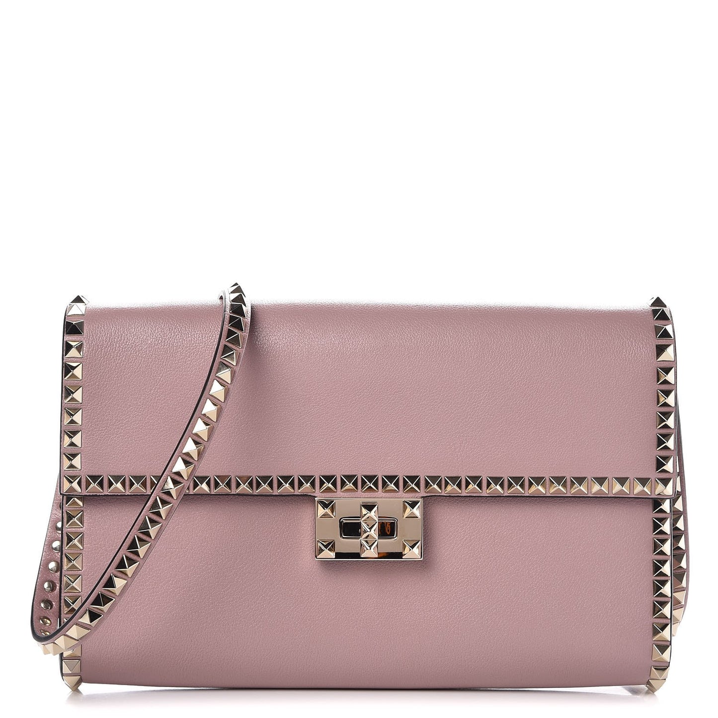 Vitello Rockstud No Limit Shoulder Bag Lipstick