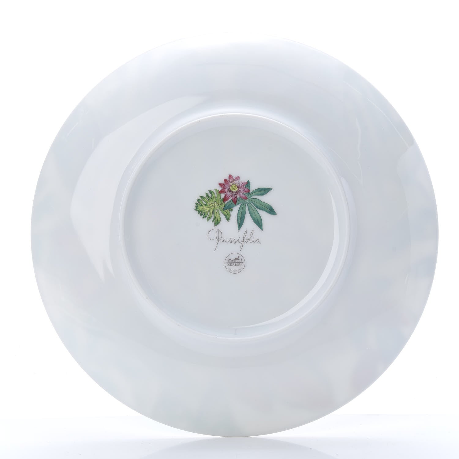 Hermes Porcelain Passifolia Dessert Plate N°1 Set of 2 3 of 6