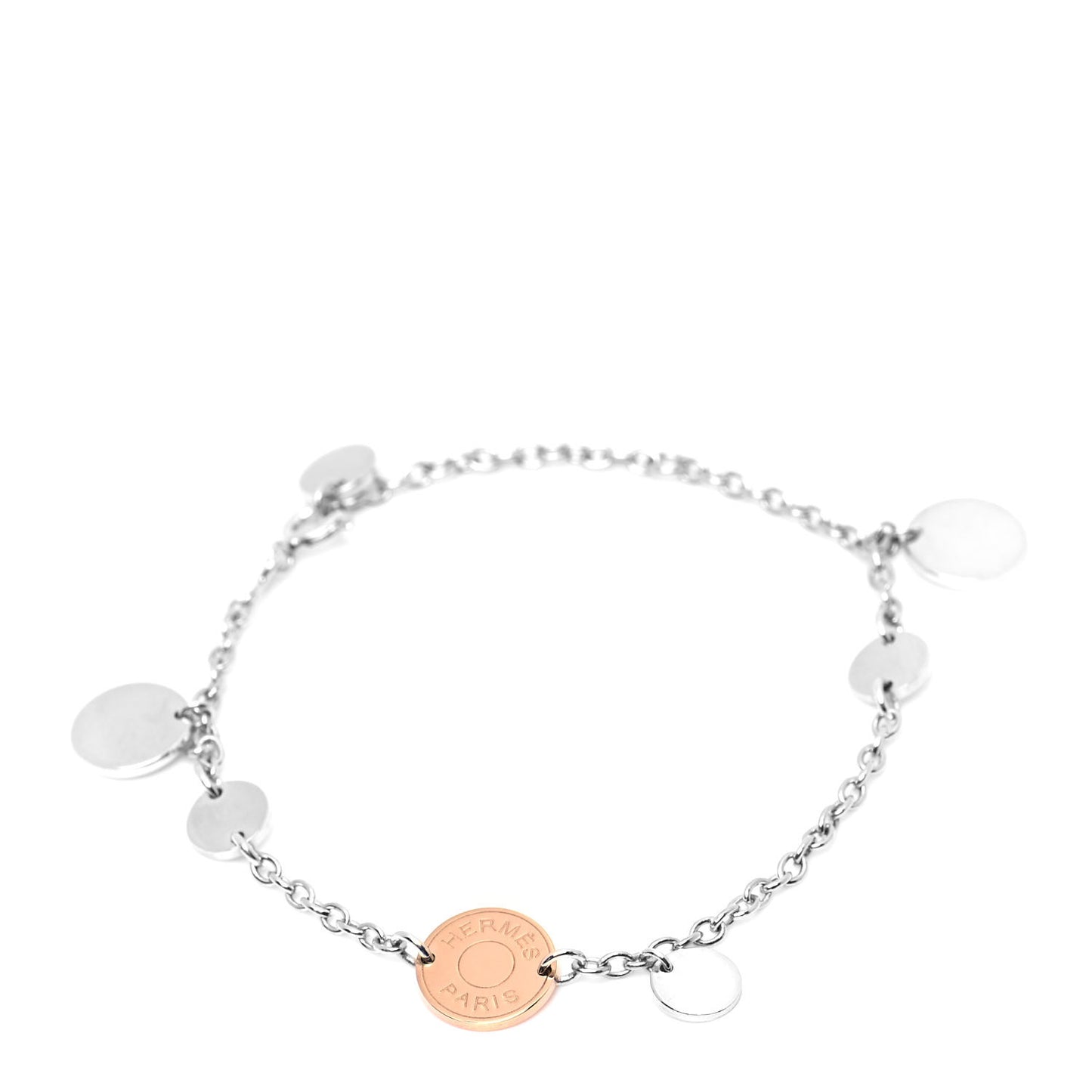 Sterling Silver 18K Rose Gold Confettis Bracelet