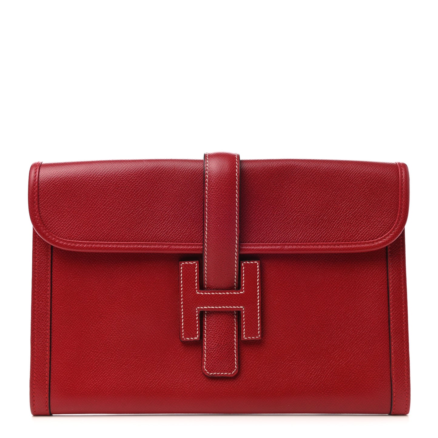 Courchevel Jige PM Clutch Rouge Vif