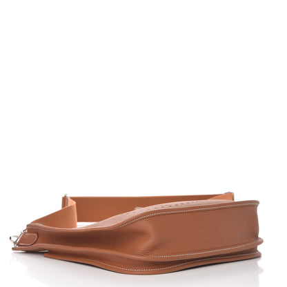 Hermes Taurillon Clemence Evelyne III PM Gold 4 of 12