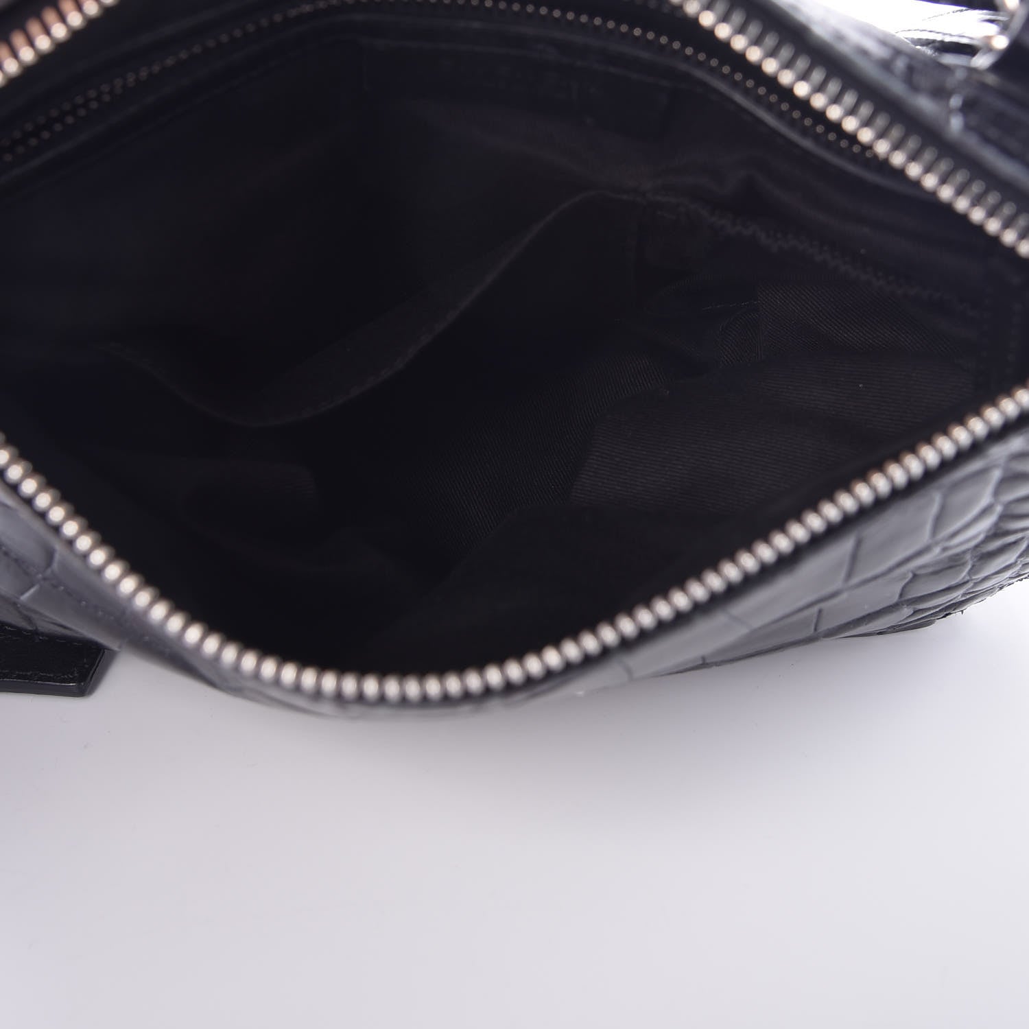 Givenchy Calfskin Crocodile Embossed Small Pandora Black 5 of 12