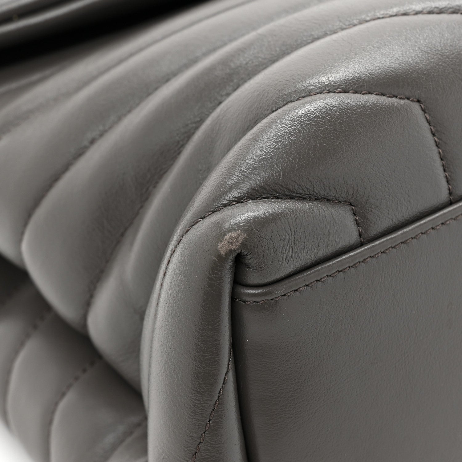 Saint Laurent Calfskin Y Quilted Monogram Medium Loulou Chain Satchel Earth 14 of 21