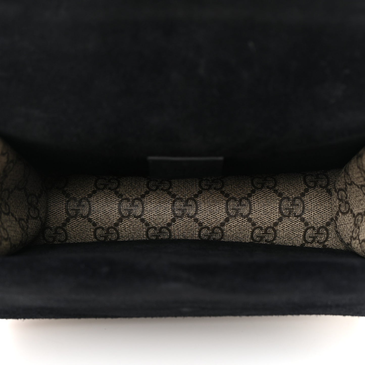 GG Supreme Monogram Mini Dionysus Shoulder Bag Black