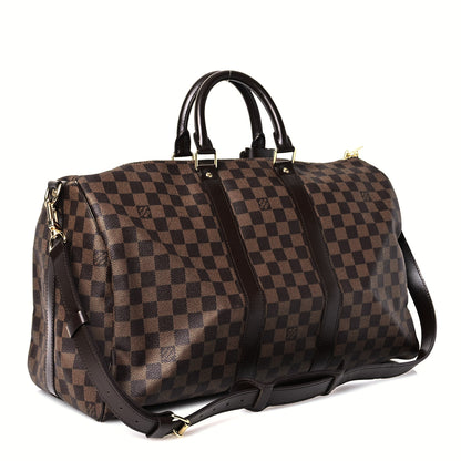 Louis Vuitton Damier Ebene Keepall Bandouliere 45 3 of 13