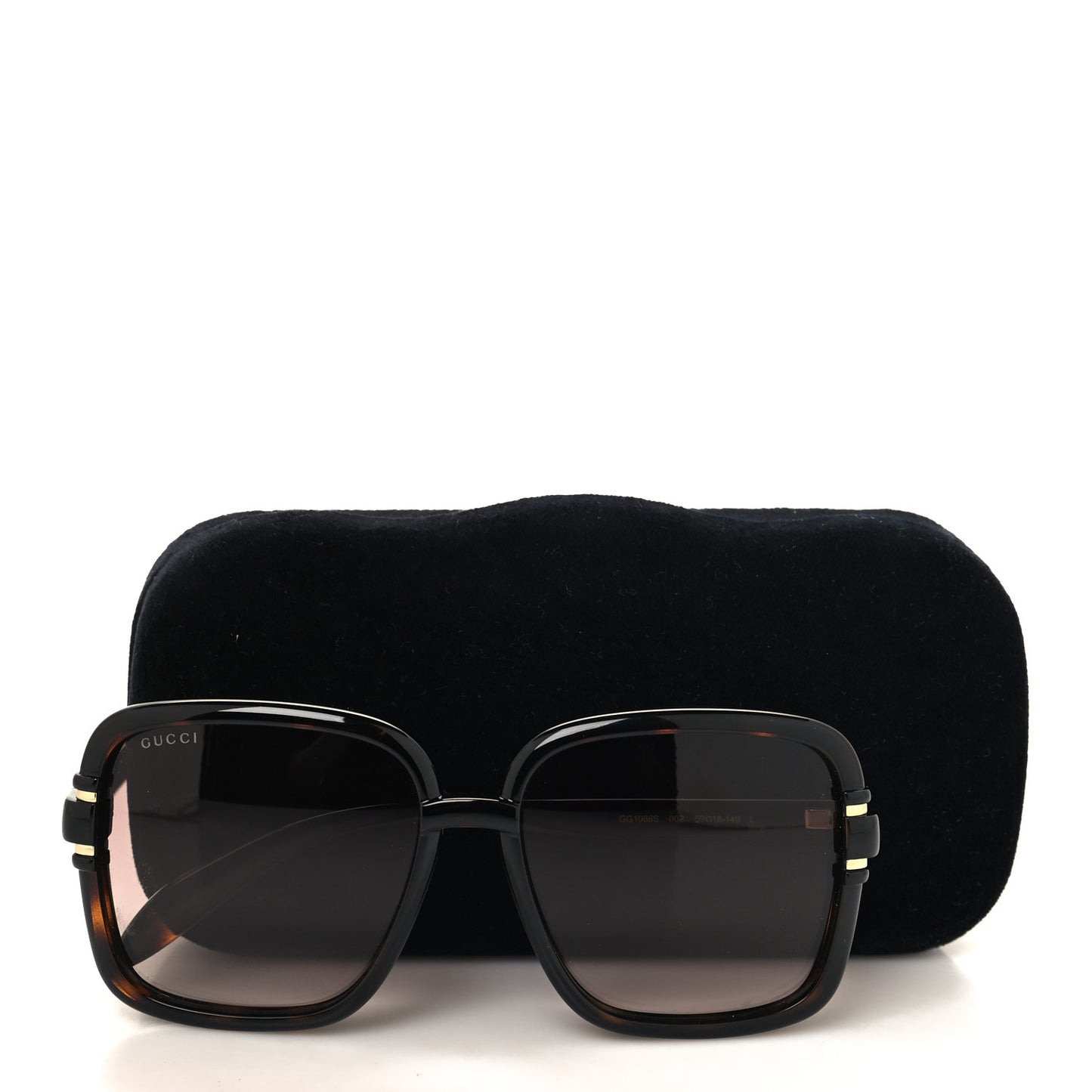 Acetate Interlocking G Square Sunglasses GG1066S Tortoise