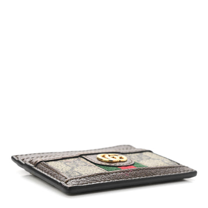 Gucci GG Supreme Monogram Ophidia Card Holder Brown 4 of 6