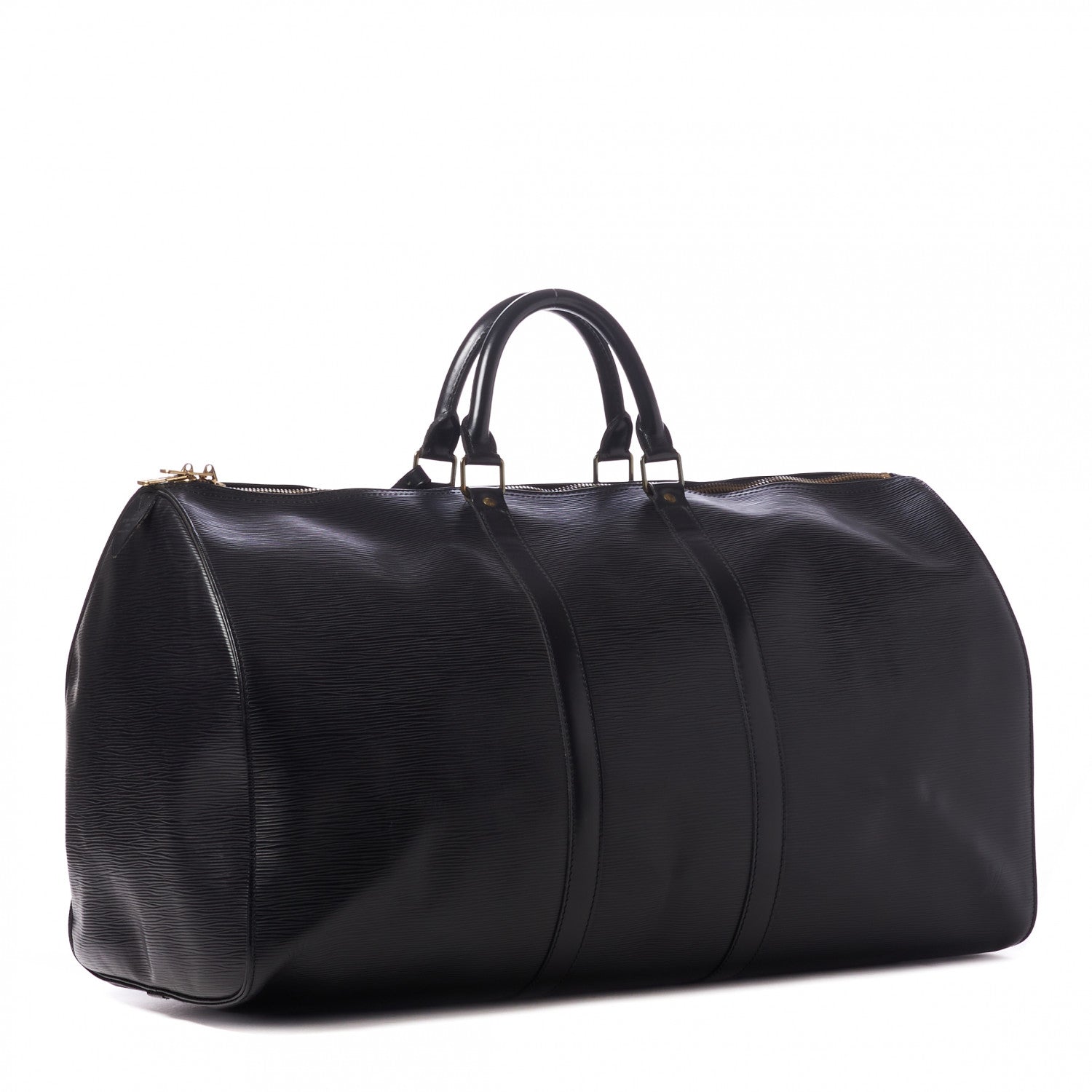 Louis Vuitton Epi Keepall 55 Black 2 of 10