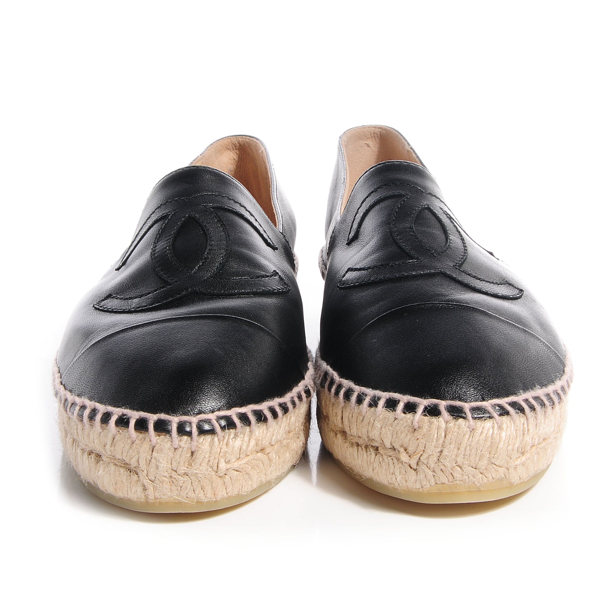 Chanel Lambskin Espadrilles Black 41 2 of 7