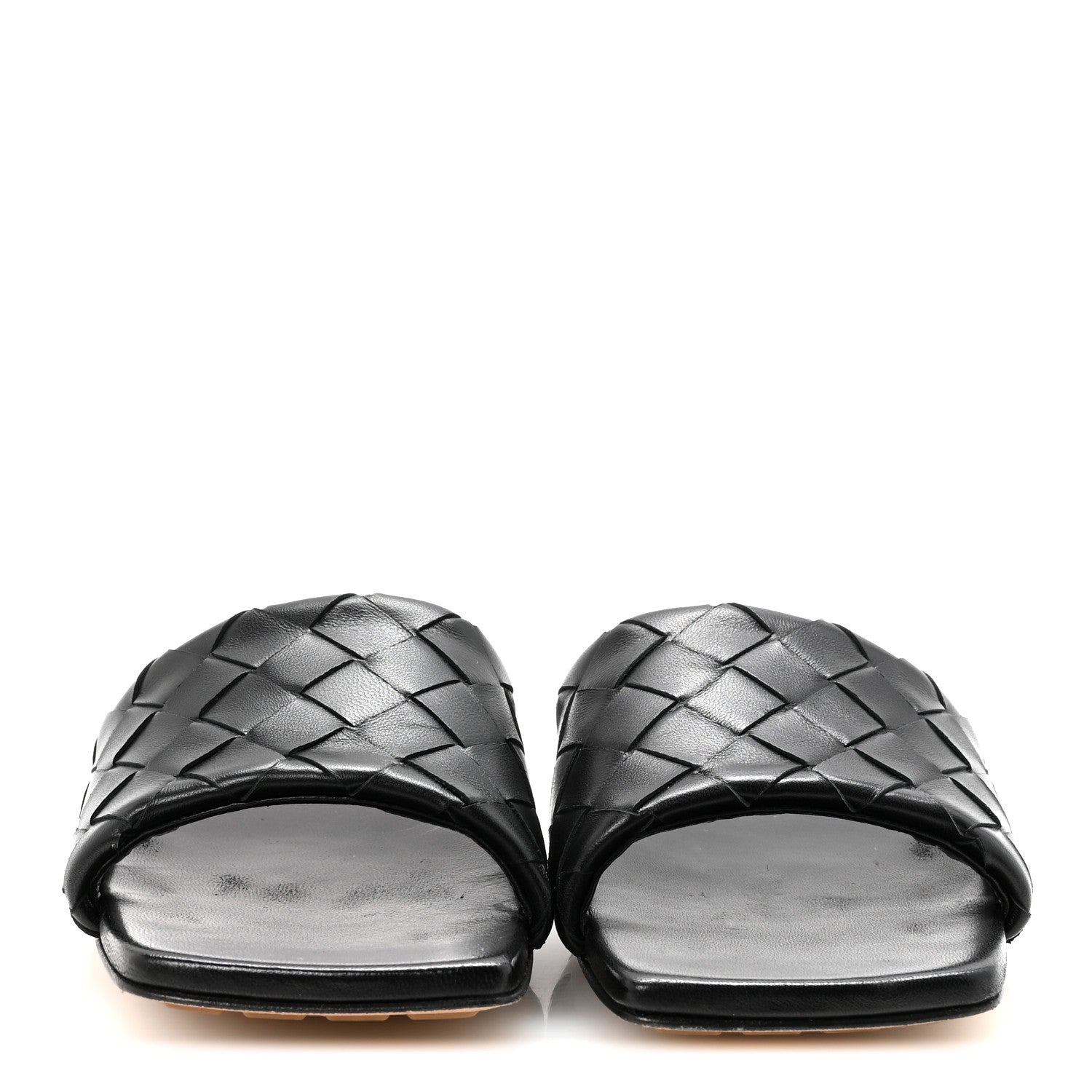 Bottega Veneta Nappa Quilted Parco Flat Sandals 40 Black 3 of 8