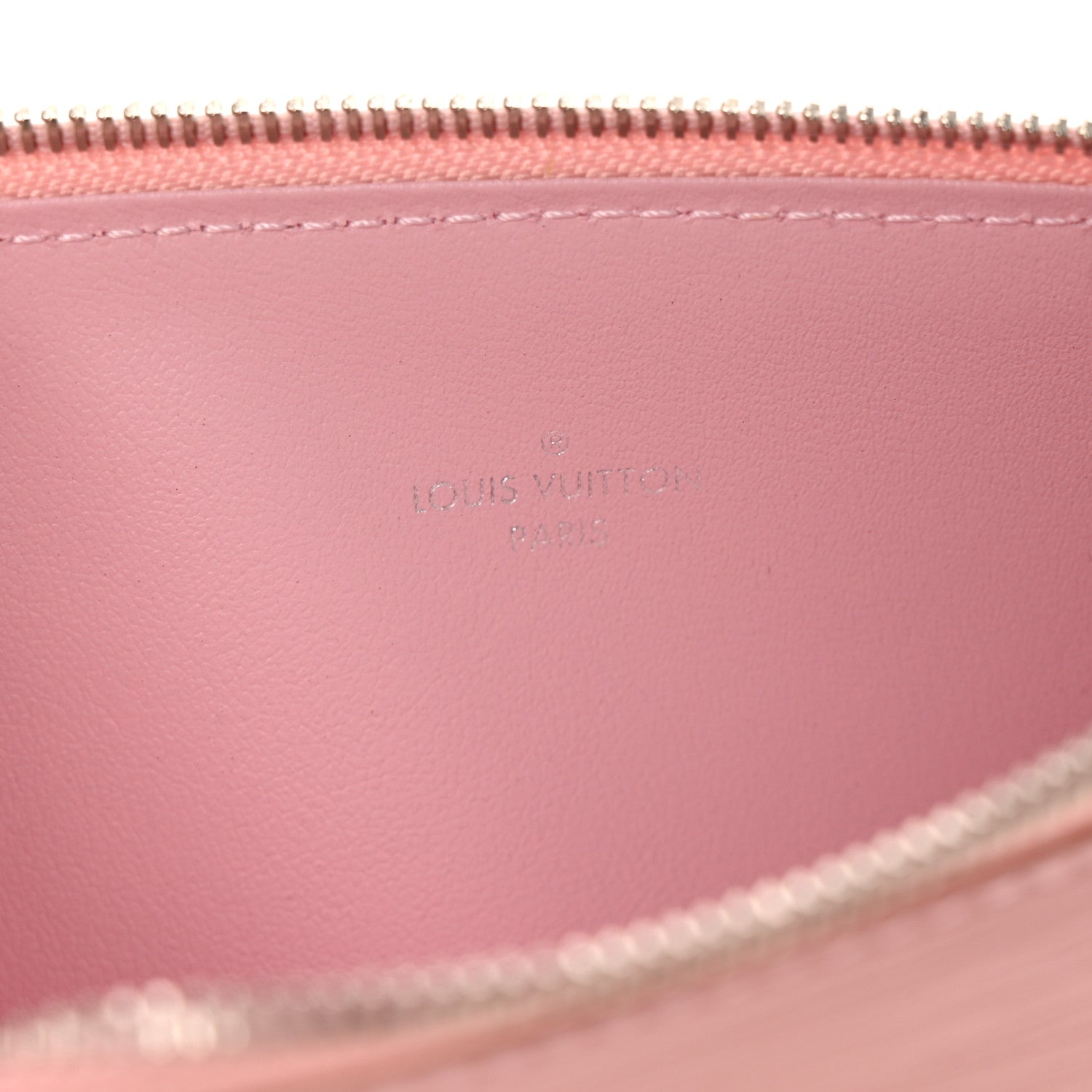 Louis Vuitton Epi Felicie Chain Wallet Zippered Insert Rose Ballerine 6 of 6