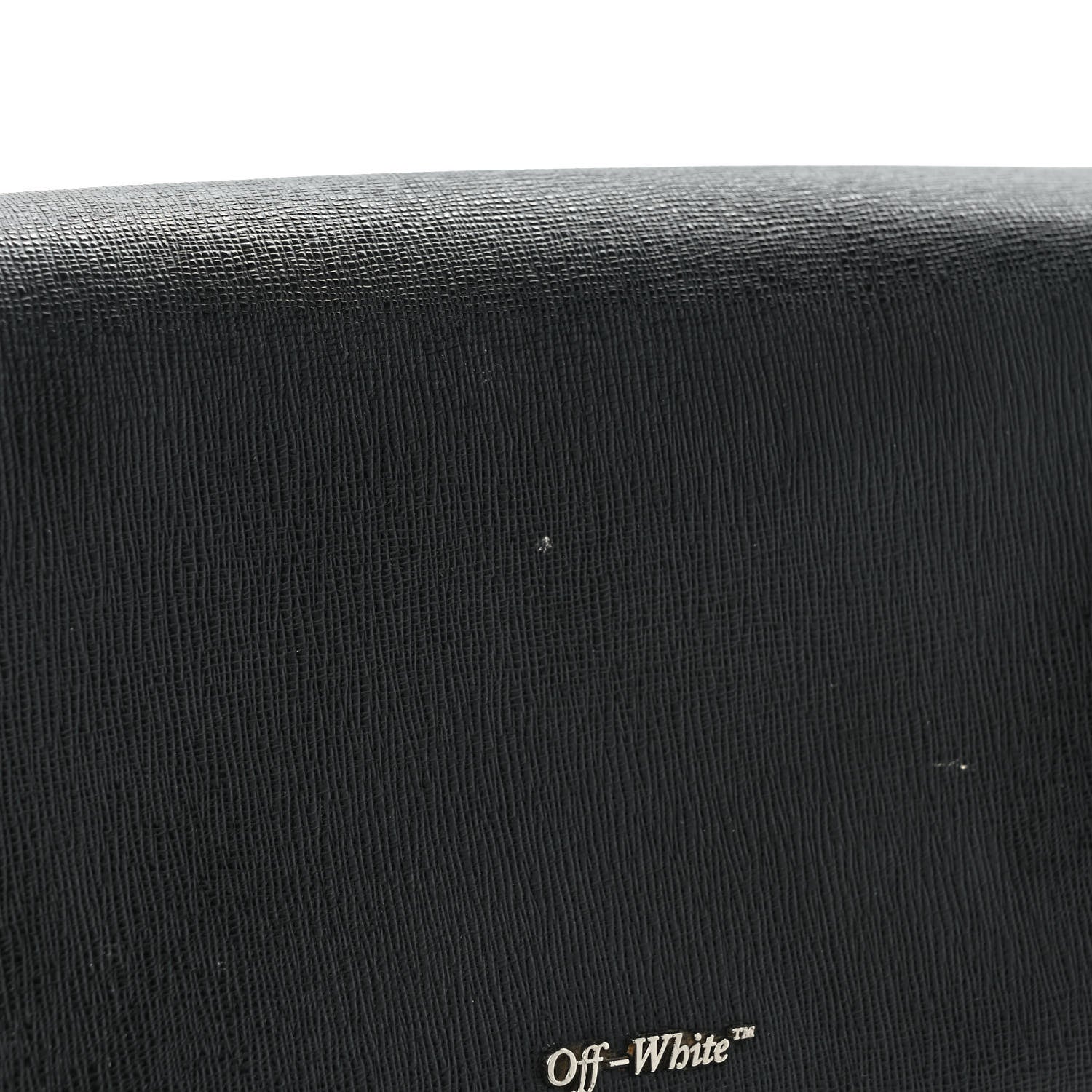 Off-White Saffiano Striped Mini Diag Bag Black White 11 of 13